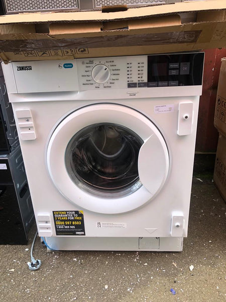 zanussi 8kg integrated washing machine