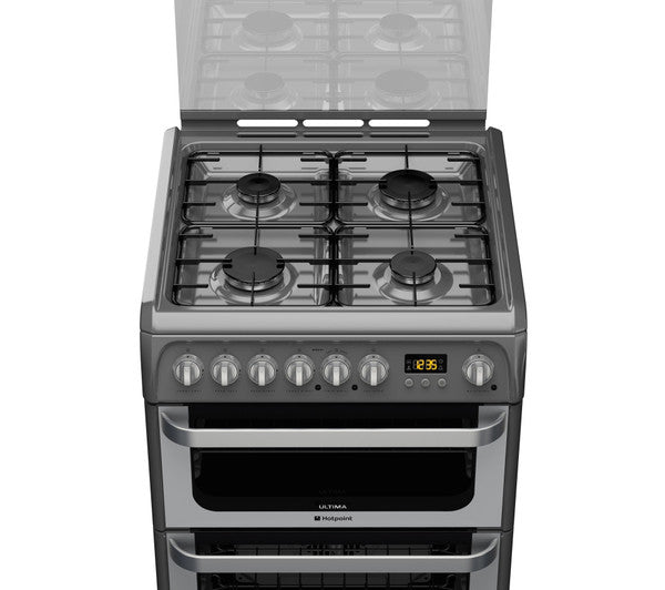 hotpoint hud61g dual fuel cooker