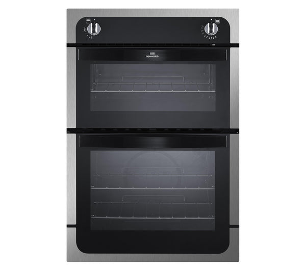 New world nw901g built in gas oven store and separate grill in stainless steel