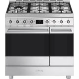 Smeg Range Cooker Stainless Steel C92GMX2 90cm Dual Fuel LPG CONVERTIBLE