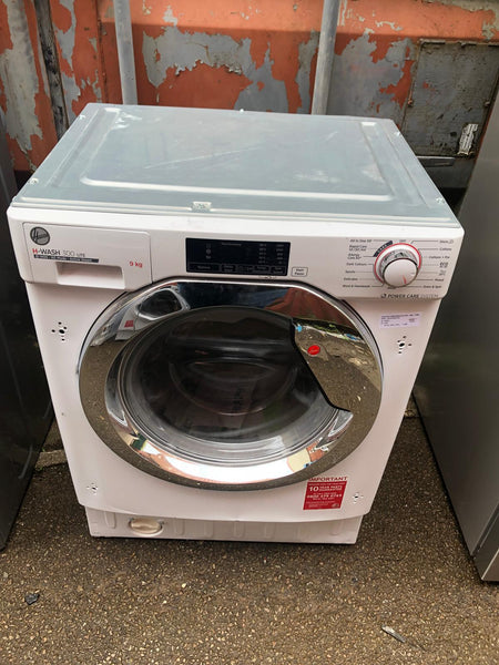 Hoover HBWS49D1ACE 9Kg Washing Machine Integrated White / Chrome 1400 ...