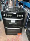 Hotpoint HDM67G9C2CB Black Freestanding 60cm Dual Fuel Double Cooker LPG Convert