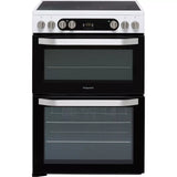 Hotpoint HDM67V9HCW/UK/1 60cm Free Standing Electric Cooker with Ceramic Hob