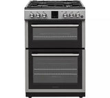 KENWOOD KDG606S22 60 cm Gas Cooker - Silver LPG CONVERTIBLE