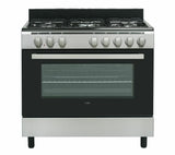 LOGIK LFTG90X18 90 cm Duel Fuel Range Cooker – Stainless Steel LPG CONVERTIBLE