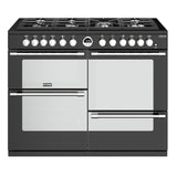 Stoves Sterling DELUXE S1100DF Black 110cm Dual Fuel Range Cooker 444444951