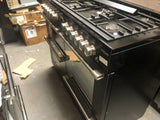 Stoves Sterling DELUXE S1100DF Black 110cm Dual Fuel Range Cooker 444444951