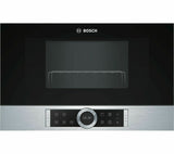 BOSCH Serie 8 BEL634GS1B Built-in Microwave with Grill - Stainless Steel