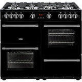 Belling Farmhouse 100G 100cm Gas Black Range Cooker (444444139)