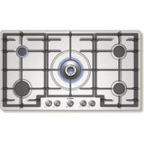 Bosch PCR915B91E Avantixx 92cm 5 Burner Gas Hob Brushed steel LPG Convertible