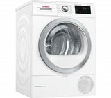 Bosch WTWH7660GB 9KG Condenser Tumble Dryer with Heat Pump - White