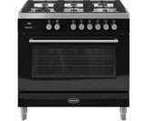 Britannia Q Line RC-9SG-QL-K - 90cm Dual Fuel Range Cooker - Black