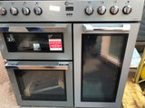 FLAVEL MLN9CRS 90 cm Electric Range Cooker - Silver