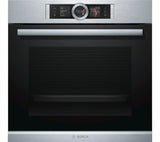 Bosch Serie | 8 HRG6769S6B - 60cm Single Oven with Added Steam - Stainless Steel