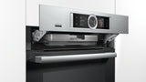 Bosch Serie | 8 HRG6769S6B - 60cm Single Oven with Added Steam - Stainless Steel