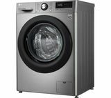 LG AD wash, F4V310SNE 10.5kg 1400 Spin Washing Machine Graphite