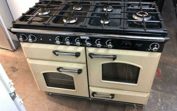 Rangemaster Classic Delux CDL110DFFCR/C 110cm Dual Fuel Range Cooker ...