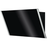 Zanussi ZHV94750BA Angled 90cm Black Glass Chimney Cooker Hood